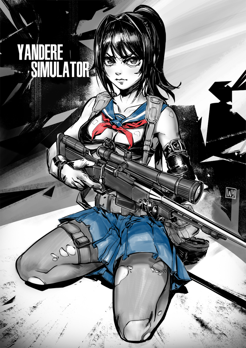 Illustration for article titled When Metal Gear Solid V Meets Yandere Simulator